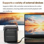 TOUMEI S8 1080P/4K DLP Android 11.OS WLAN 3D-Projektor, US Plug, UK Plug, EU Plug – Bild 16