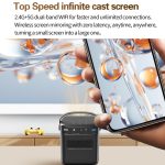 TOUMEI S8 1080P/4K DLP Android 11.OS WLAN 3D-Projektor, US Plug, UK Plug, EU Plug – Bild 18