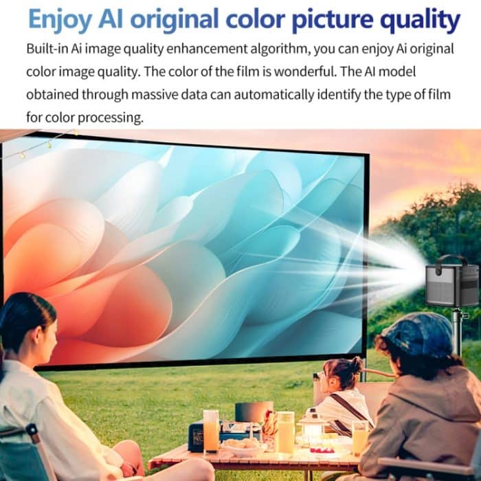 TOUMEI S8 1080P/4K DLP Android 11.OS WLAN 3D-Projektor, US Plug, UK Plug, EU Plug – Bild 19