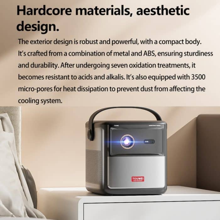 TOUMEI S8 1080P/4K DLP Android 11.OS WLAN 3D-Projektor, US Plug, UK Plug, EU Plug – Bild 3