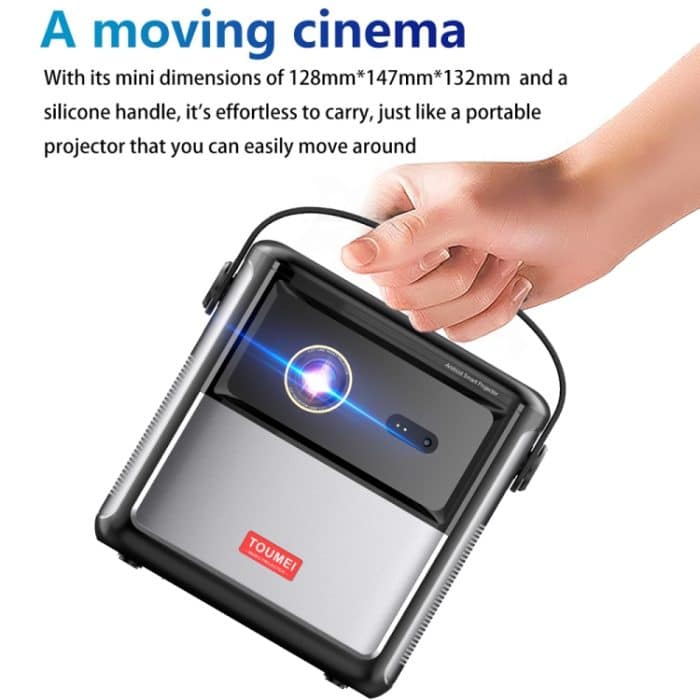 TOUMEI S8 1080P/4K DLP Android 11.OS WLAN 3D-Projektor, US Plug, UK Plug, EU Plug – Bild 7