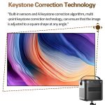 TOUMEI S8 1080P/4K DLP Android 11.OS WLAN 3D-Projektor, US Plug, UK Plug, EU Plug – Bild 9