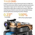 TOUMEI S8 1080P/4K DLP Android 11.OS WLAN 3D-Projektor, US Plug, UK Plug, EU Plug – Bild 10