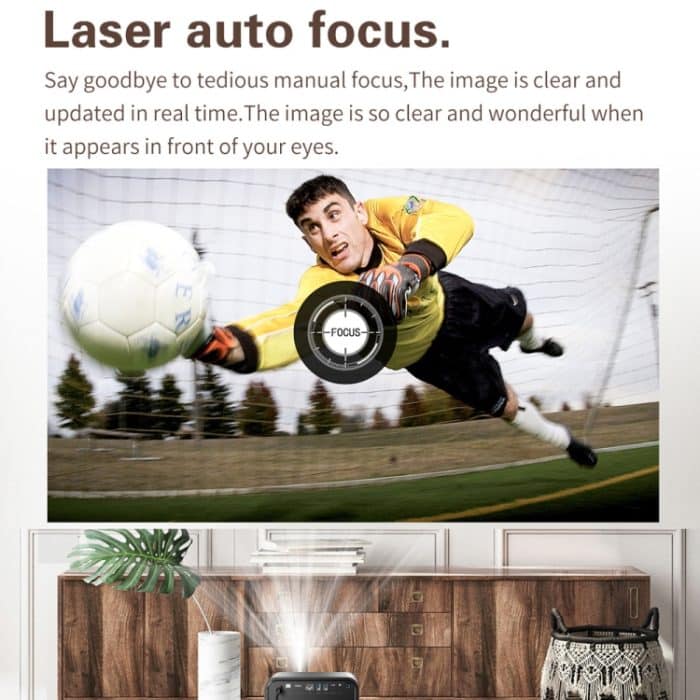 TOUMEI X5 Heimkino-DLP-Projektor HD High Bright 1080P-Projektor, US Plug, EU Plug, UK Plug – Bild 10