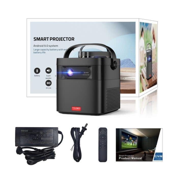 TOUMEI M2 Eingebauter Akku mit großer Kapazität Outdoor-Projektor Handheld Portable Projection, US Plug, UK Plug, EU Plug – Bild 10