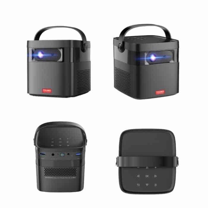 TOUMEI M2 Eingebauter Akku mit großer Kapazität Outdoor-Projektor Handheld Portable Projection, US Plug, UK Plug, EU Plug – Bild 2