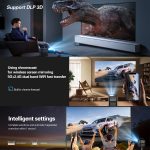 TOUMEI M2 Eingebauter Akku mit großer Kapazität Outdoor-Projektor Handheld Portable Projection, US Plug, UK Plug, EU Plug – Bild 8