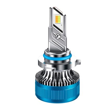 50W Dreifarbiger LED-Scheinwerfer mit Doppelkupferrohr und Aluminiumlegierung, 9005, 9006, 9012, H1, H4, H7, H11