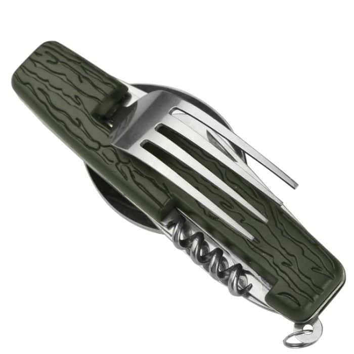 6-öffnung Multifunktionale Outdoor Camping Abnehmbare Klapp Geschirr – Bild 6