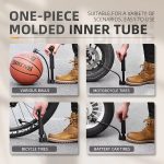 WEST BIKING Mini Fahrradpumpe Fahrradausrüstung – Bild 7