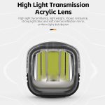 WEST BIKING Fahrrad High Lumen Type-C Aluminiumlegierung Scheinwerfer, Light Without Holder, Light + Aluminum Alloy Computer Holder, Light + Carbon Fiber Integrated Handlebar Computer Holder, Light + Aluminum Alloy Integrated Handlebar Computer Holder – Bild 4