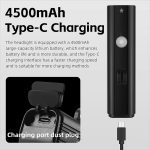 WEST BIKING Fahrrad High Lumen Type-C Aluminiumlegierung Scheinwerfer, Light Without Holder, Light + Aluminum Alloy Computer Holder, Light + Carbon Fiber Integrated Handlebar Computer Holder, Light + Aluminum Alloy Integrated Handlebar Computer Holder – Bild 5