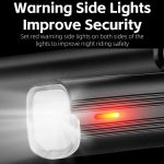 WEST BIKING Fahrrad High Lumen Type-C Aluminiumlegierung Scheinwerfer, Light Without Holder, Light + Aluminum Alloy Computer Holder, Light + Carbon Fiber Integrated Handlebar Computer Holder, Light + Aluminum Alloy Integrated Handlebar Computer Holder – Bild 6