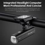 WEST BIKING Fahrrad High Lumen Type-C Aluminiumlegierung Scheinwerfer, Light Without Holder, Light + Aluminum Alloy Computer Holder, Light + Carbon Fiber Integrated Handlebar Computer Holder, Light + Aluminum Alloy Integrated Handlebar Computer Holder – Bild 7