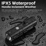 WEST BIKING Fahrrad High Lumen Type-C Aluminiumlegierung Scheinwerfer, Light Without Holder, Light + Aluminum Alloy Computer Holder, Light + Carbon Fiber Integrated Handlebar Computer Holder, Light + Aluminum Alloy Integrated Handlebar Computer Holder – Bild 8