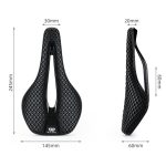 WEST BIKING Rennrad Carbon Fiber Ultraleicht Atmungsaktive Sattel – Bild 3