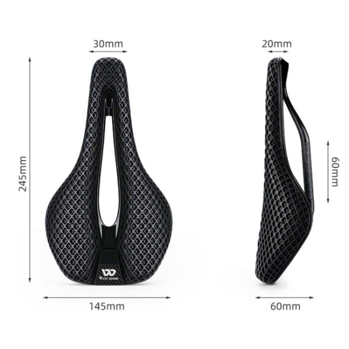 WEST BIKING Rennrad Carbon Fiber Ultraleicht Atmungsaktive Sattel – Bild 3