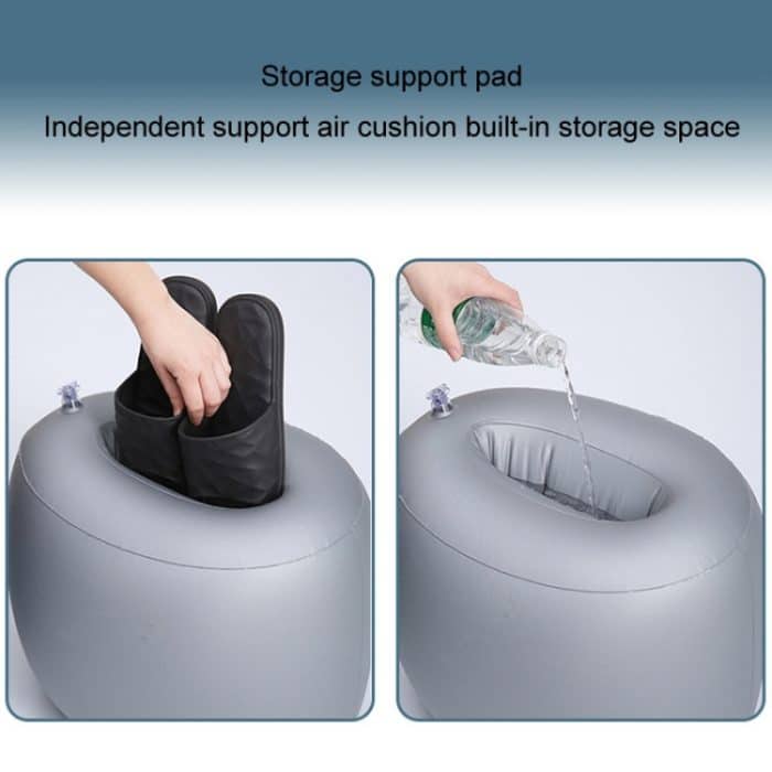 Auto Aufblasbares Bett Multifunktionale Outdoor Camping Isomatte, Dark Green, Beige, Black, Gray, Red, Pink – Bild 4