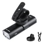 ESLNF Mountainbike-Scheinwerfer, wasserdicht, Aluminium, USB-Aufladung, Rennrad-Licht, Fahrradausrüstung, Bike Headlight