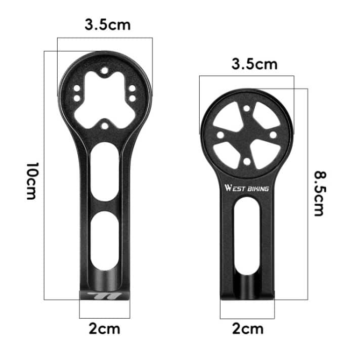 WEST BIKING TCR/PCR Fahrradcomputerständer Sportkamerabasis, Basic Model, Extended Model – Bild 2