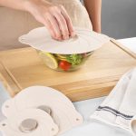 Haushaltsvakuum selbstansaugende versiegelte Silikon-Frischedeckel Küchenreisabdeckung, 4 inch, 6 inch, 8 inch, 9 inch, 11 inch, 12 inch – Bild 2