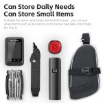 WEST BIKING Fahrradsattel-Hecktasche, tragbare Mini-Werkzeugtasche – Bild 5