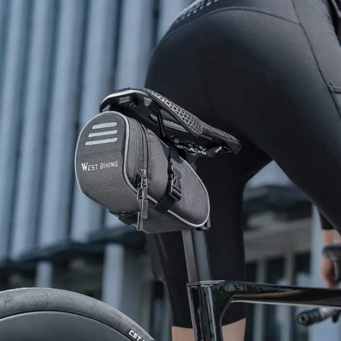 WEST BIKING Fahrradsattel-Hecktasche, tragbare Mini-Werkzeugtasche – Bild 9