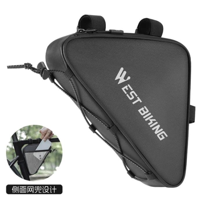WEST BIKING Fahrrad Crossbar Triangle Bag Fahrradausrüstung Werkzeugtasche – Bild 1