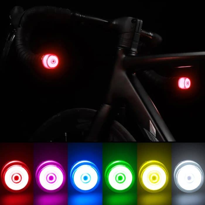 ESLNF Fahrrad-Lenkerlicht, LED-Fahrrad-Blinker, Fahrradlicht, wasserdicht, Sicherheitswarnanzeigelampe, Normal, With Tools – Bild 2