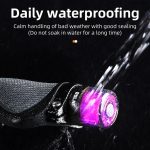 ESLNF Fahrrad-Lenkerlicht, LED-Fahrrad-Blinker, Fahrradlicht, wasserdicht, Sicherheitswarnanzeigelampe, Normal, With Tools – Bild 8