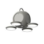 HX123 Handheld-Taschenlampe, Camping-Licht, tragbares kabelloses Atmosphärenlicht für den Außenbereich