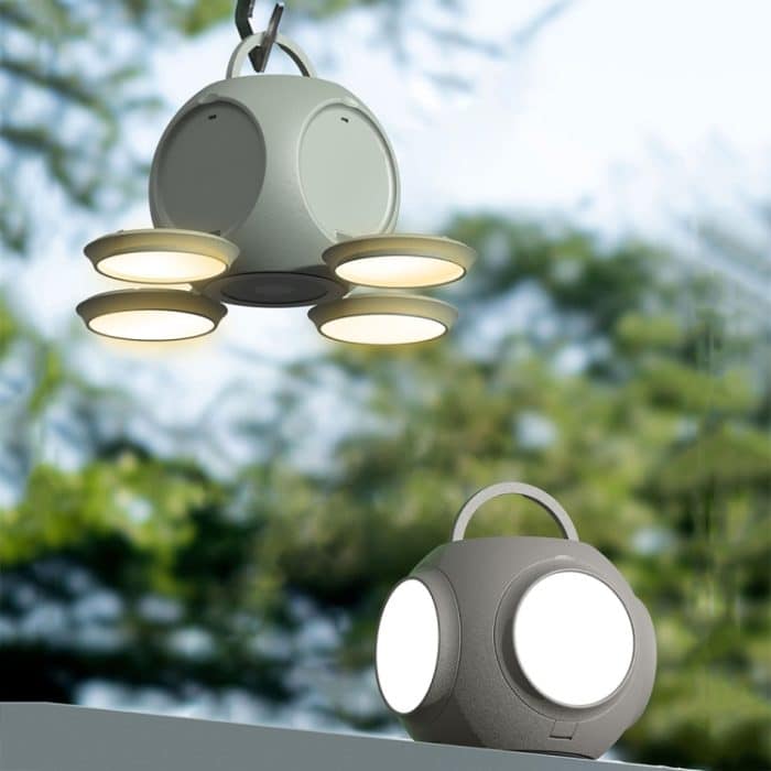 HX123 Handheld-Taschenlampe, Camping-Licht, tragbares kabelloses Atmosphärenlicht für den Außenbereich – Bild 2