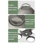 HX123 Handheld-Taschenlampe, Camping-Licht, tragbares kabelloses Atmosphärenlicht für den Außenbereich – Bild 3