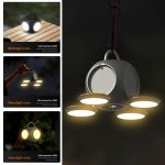 HX123 Handheld-Taschenlampe, Camping-Licht, tragbares kabelloses Atmosphärenlicht für den Außenbereich – Bild 4