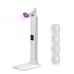 UV-LED-Nagellampe, tragbares, einziehbares Nageltrocknungslicht, Mini-Handnageltrocknerlampe mit Halterung