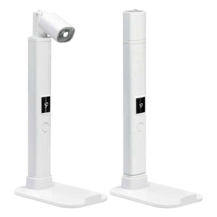 UV-LED-Nagellampe, tragbares, einziehbares Nageltrocknungslicht, Mini-Handnageltrocknerlampe mit Halterung – Bild 3