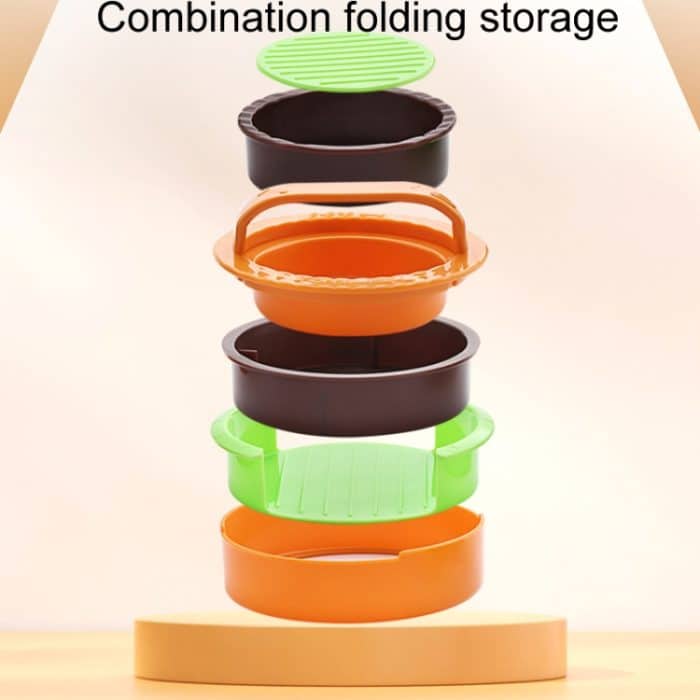 Werkzeuge zur Herstellung runder Burger, Küchen-Kombi-Fleischpresse – Bild 9