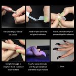 100 Stück/Box Stiletto Nagelspitzen Halloween Stiletto Falsche Adlerklaue Kunstnägel – Bild 9