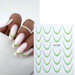 Linie Nail Art Aufkleber Selbstklebende Farbverlauf Farbe Französisch Maniküre Aufkleber DIY Nagel Tipps Abziehbilder, SD-1923, SD-1924, SD-1925, SD-1926, SD-1927, SD-1928, SD-1929, SD-1930, SD-1931, SD-1932, SD-1933, SD-1934