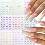 Linie Nail Art Aufkleber Selbstklebende Farbverlauf Farbe Französisch Maniküre Aufkleber DIY Nagel Tipps Abziehbilder, SD-1923, SD-1924, SD-1925, SD-1926, SD-1927, SD-1928, SD-1929, SD-1930, SD-1931, SD-1932, SD-1933, SD-1934 – Bild 5