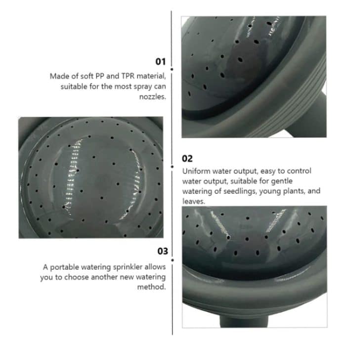 Landwirtschaftliche Kunststoff-Bewässerungssprinklerdüse Kleine Sprüh-Kindergarten-Gartengeräte, 9 x 6.5cm – Bild 4