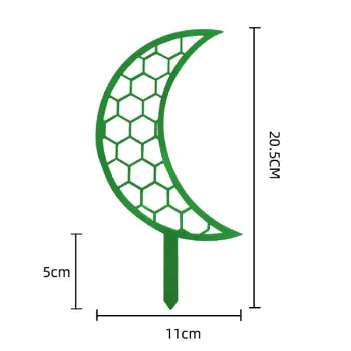 Kunststoff Mond Klettern Steht Balkon Topf Pflanze Transportieren Gartenarbeit Dekorative Blume Halter – Bild 3