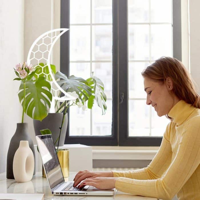 Kunststoff Mond Klettern Steht Balkon Topf Pflanze Transportieren Gartenarbeit Dekorative Blume Halter – Bild 6