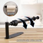 Küchen-Papierhandtuchhalter aus Edelstahl mit Dämpfungsschrank, kein Lochrollenpapier, Frischhaltefolienhalter, YS1 Round Black Silver Line, YS1 Square Black Silver Line, YS1 Round Silver, YS1 Square Silver, YL3 Round Black Silver Line... – Bild 6