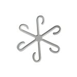 Pflanzenstamm-Stützhalterung, Garten-Gemüse-Pflanzenwurzel-Stammhalter, Small, Large