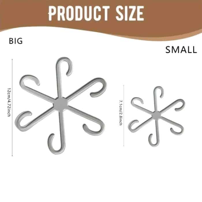 Pflanzenstamm-Stützhalterung, Garten-Gemüse-Pflanzenwurzel-Stammhalter, Small, Large – Bild 3