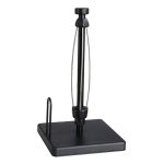 Vertikaler Papierhandtuchhalter aus Edelstahl für den Haushalt mit Dämpfung, Esstisch, Küche, kein Loch, Papierrollenhalter, Square Black, Round Black, Round Silver