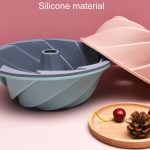 Swirl Modell Silikon Kuchen Form Haushalt Hohe Temperatur Widerstand Backform – Bild 5