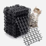 12 teile/schachtel Anti-Katzen Stacheldraht Spike Net Matte Sofas Tor Garten Katzen Abweisend Werkzeug, Without Screw, With 4 Screws – Bild 2