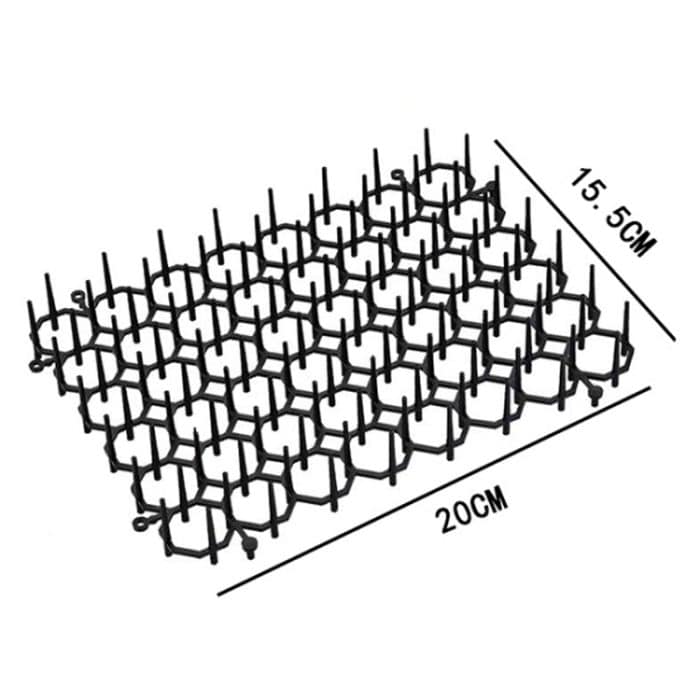 12 teile/schachtel Anti-Katzen Stacheldraht Spike Net Matte Sofas Tor Garten Katzen Abweisend Werkzeug, Without Screw, With 4 Screws – Bild 3